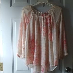 *2 for $20* Floral & Sheer Top